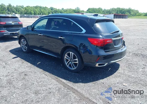 2017 Acura Mdx Advance Entertainment Pkgs z USA, uszkodzony, nr VIN 5FRYD4H9XHB030734